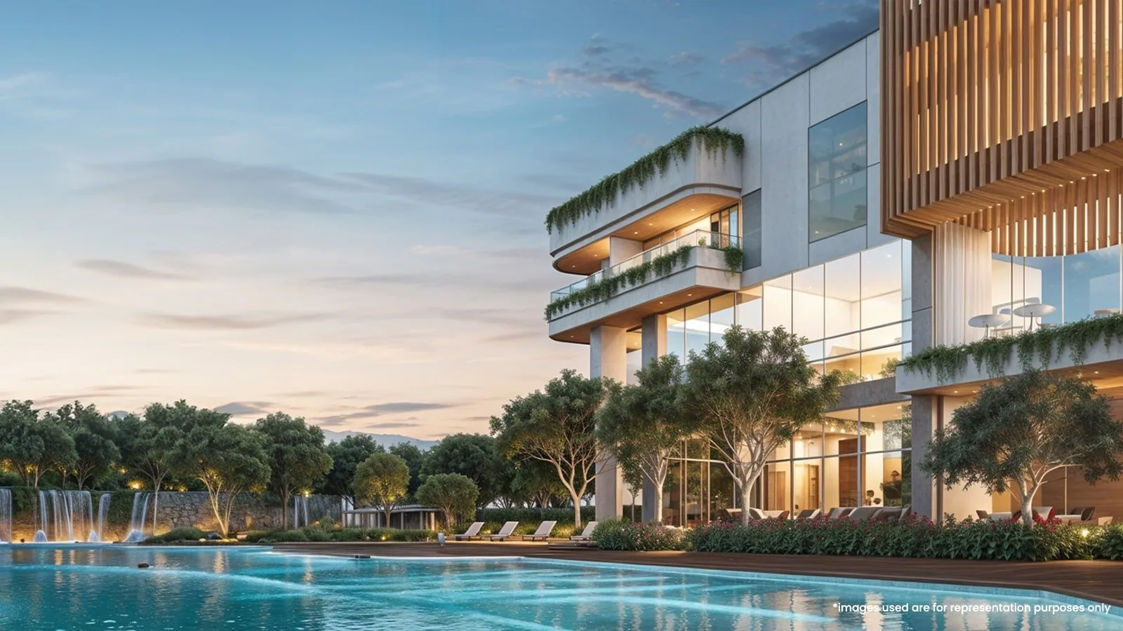 Godrej-Woodscapes-Apartments-in-Budigere-Cross-East-Bangalore-poolview